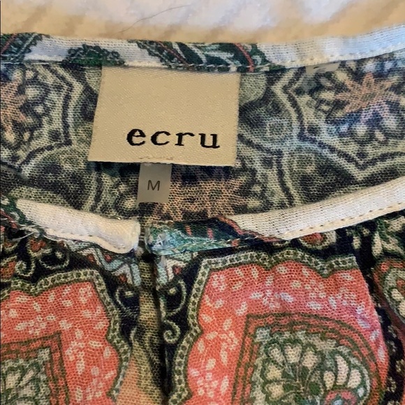 Ecru peasant blouse - Picture 5 of 6